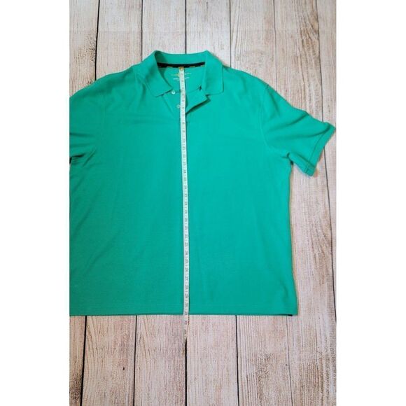 Men's XXL Club Room Estate Performance Shirt in Green - Picture 2 of 6